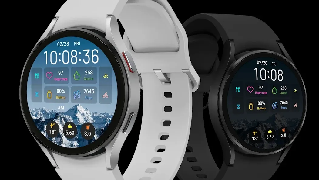 ZKin Watch Face Day and Night screenshot 1