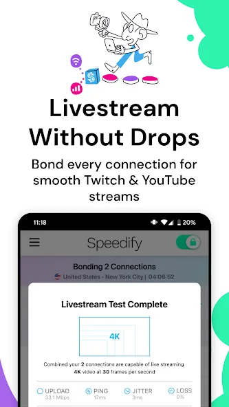Speedify: Bond Satellite + 5G screenshot 6
