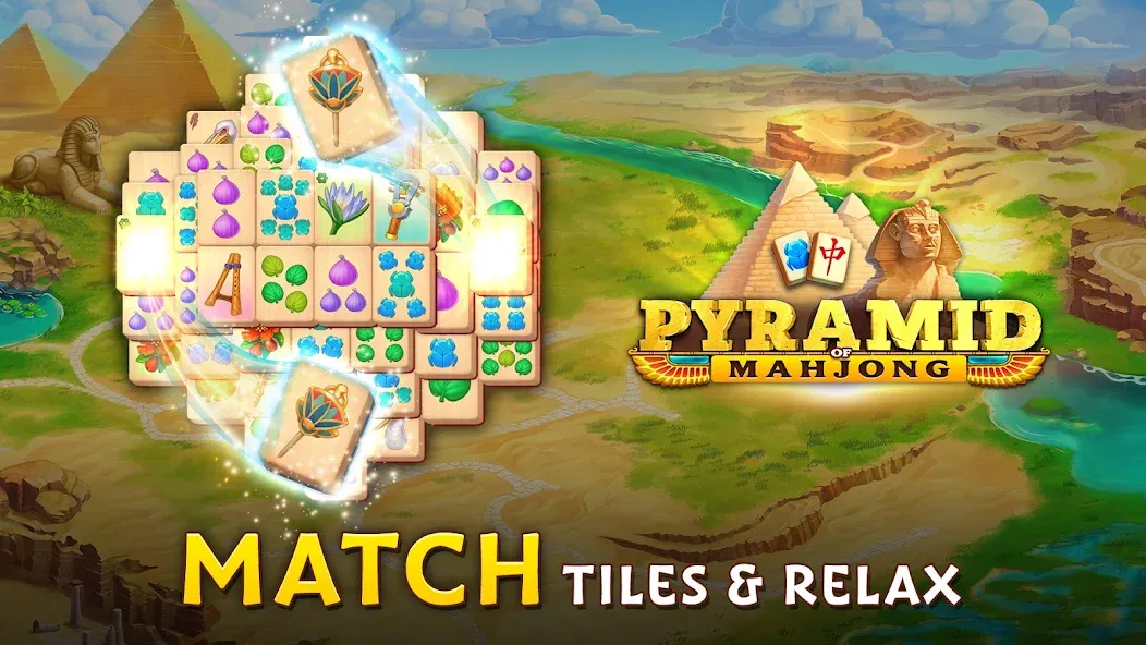 Pyramid of Mahjong: Tile Match screenshot 1