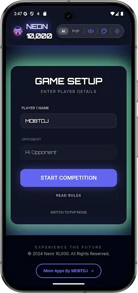 Offline 10000 Dice Neon Farkle screenshot 6