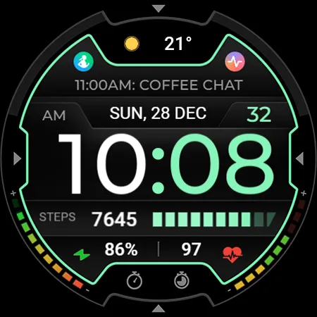 TVV Sport 9 Digital Watch Face screenshot 8
