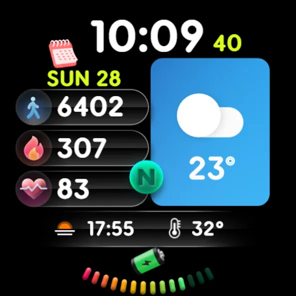 PRADO 67 Digital Watch Face screenshot 10