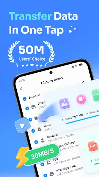 Data Transfer - MobileTrans screenshot 1