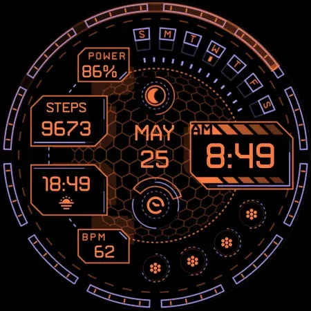 Cyberoid Ultra - watch face screenshot 11