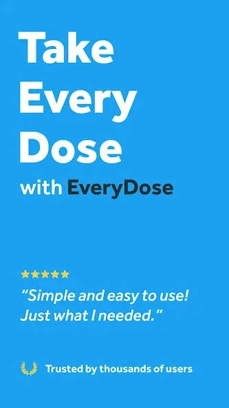 EveryDose: Medication Reminder screenshot 1