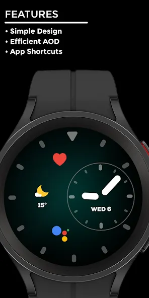 Night 43 - watch face screenshot 2