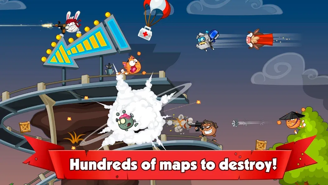 Wormix : Jeu de tir et guerre screenshot 2