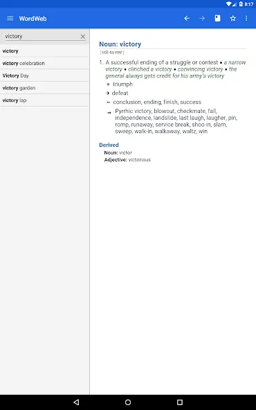 Dictionary - WordWeb screenshot 12