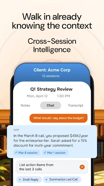 Hedy: AI Meeting Coach & Notes screenshot 3