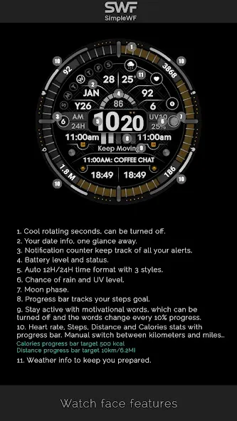 Digital Watch Face Infowatch 2 screenshot 7