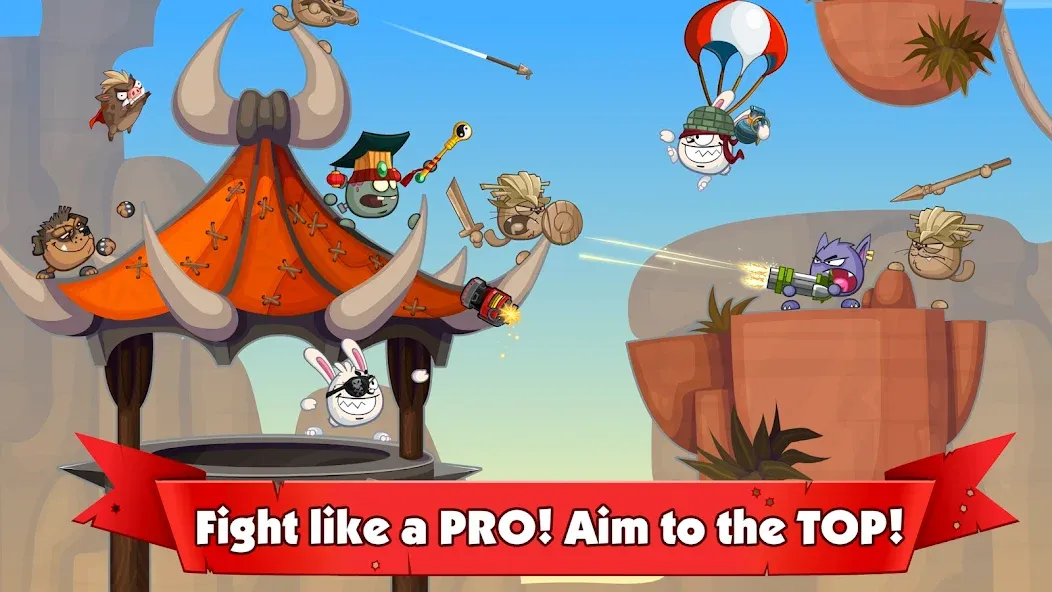 Wormix : Jeu de tir et guerre screenshot 5