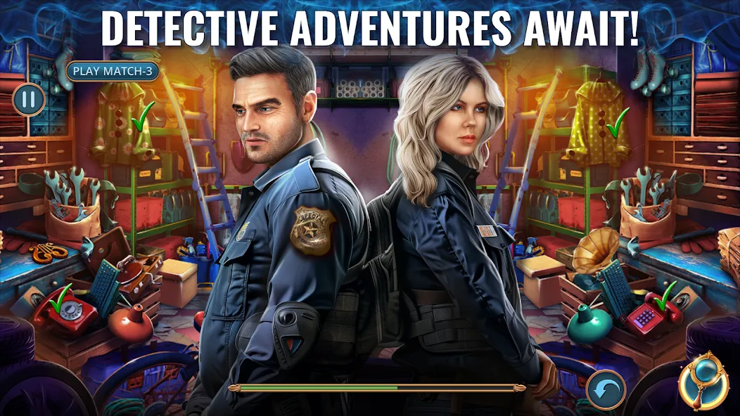 Detective Twins: Hidden Object screenshot 1