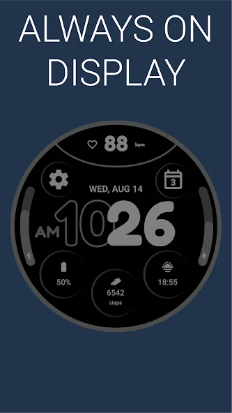 Grid Watch Face by HuskyDEV screenshot 5