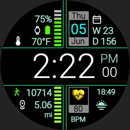 Iris508 Digital Watch Face screenshot 21