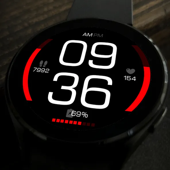 Key085 Modern Watch Face screenshot 6