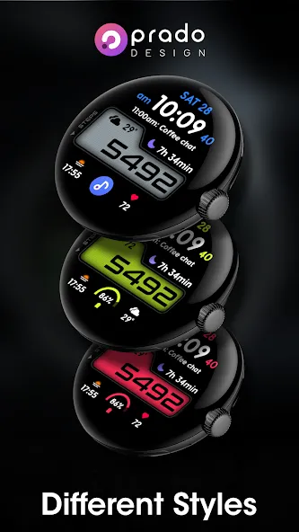 PRADO 73 Digital Watch Face screenshot 4