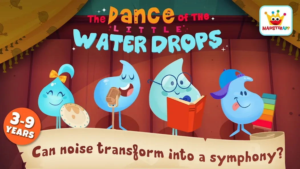 Water Drops: Music Kids Game screenshot 1