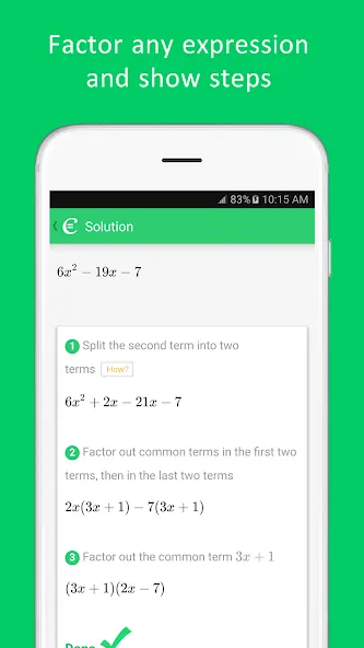 Cymath - Math Problem Solver screenshot 4