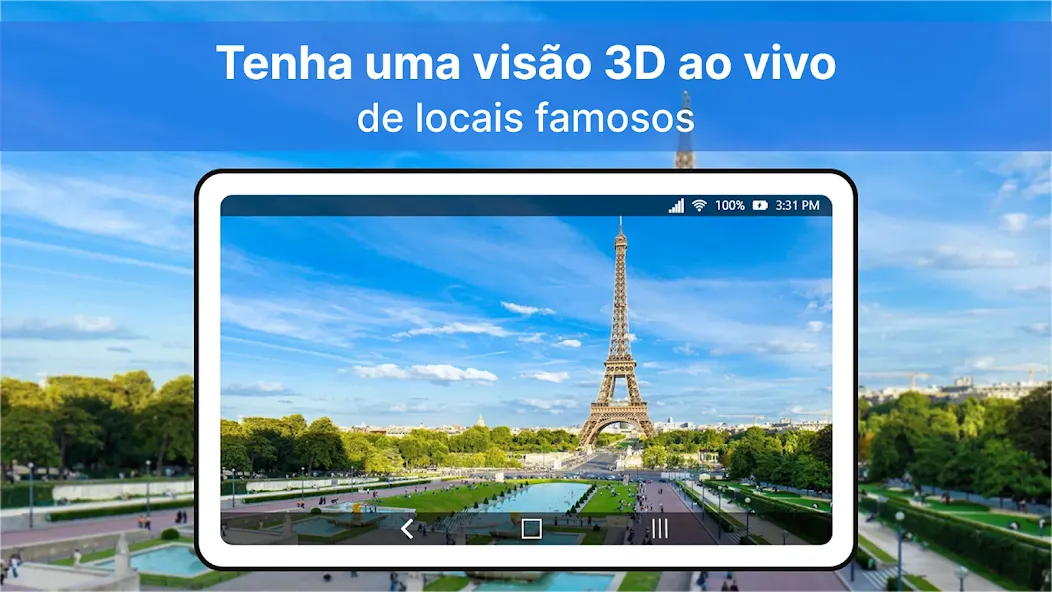 Mapa Mundi: Mapa ao Vivo 3D screenshot 3
