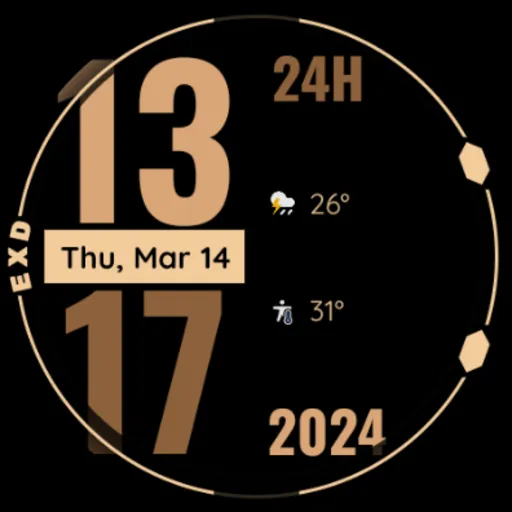 EXD026: Digital Watch Face screenshot 21