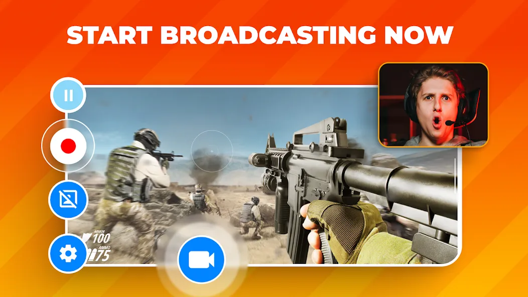Screen Recorder: Facecam Audio screenshot 1