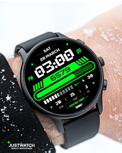 Stepox WatchFace screenshot 1