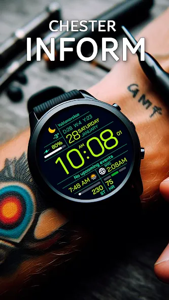 Chester Inform watch face screenshot 1