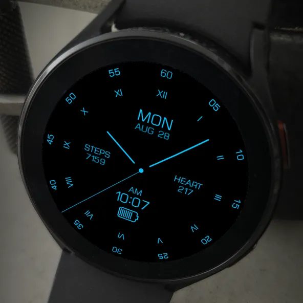 Key095 Analog Gold Watch Face screenshot 7