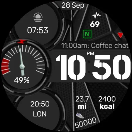 Info Watch Face crc035 screenshot 13
