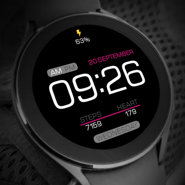 Key057 Digital Watch Face screenshot 7