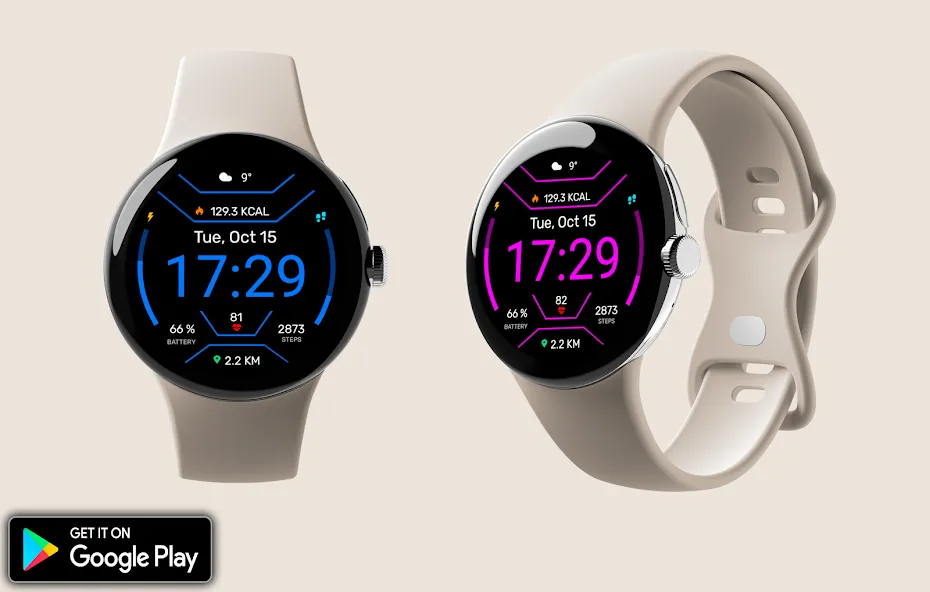 Digital Mites Watch face screenshot 4