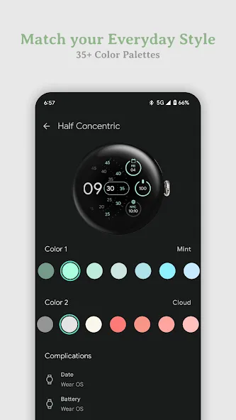 Pixel's Half Concentric Face screenshot 3