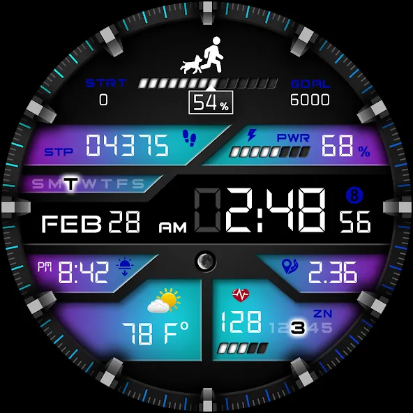 PER001 Smart Sport Watch Face screenshot 48