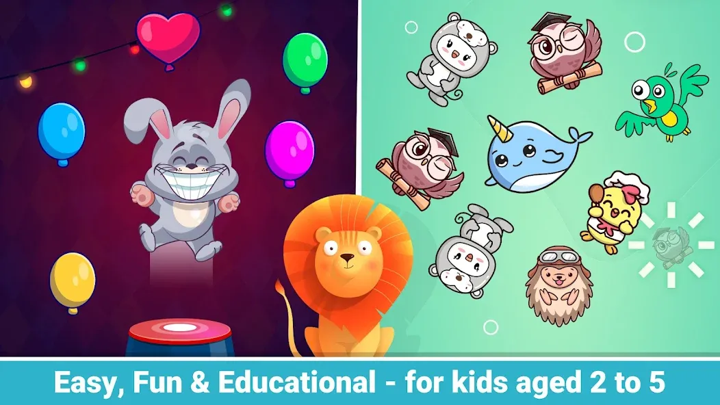 Animal puzzle & games for kids screenshot 4