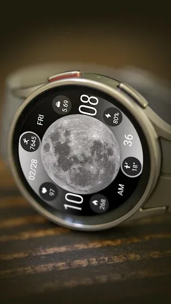 ZKin Watch Face Lunar Widget screenshot 3