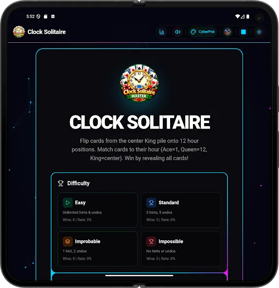 Clock Solitaire Master Offline screenshot 17