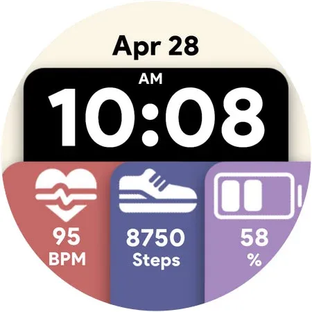 Modern Tiles - Watch face screenshot 12