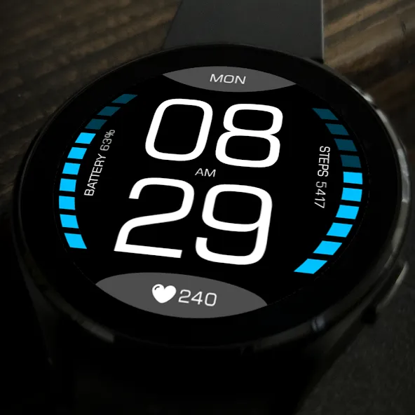 Key098 Digital Watch Face screenshot 6