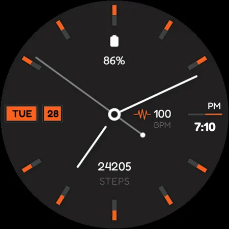 Minima 4 Minimal Watchface screenshot 14