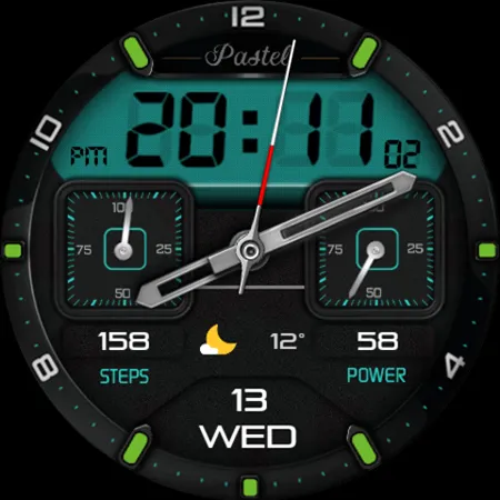 Hybrid Pastel Watch Face screenshot 40