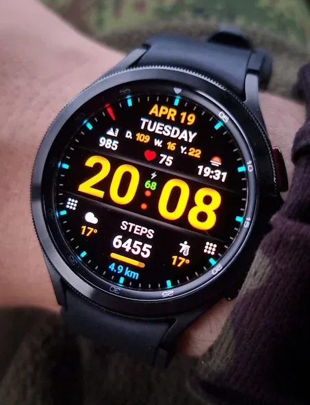WIN Dgt Super22 MOD watch face screenshot 7