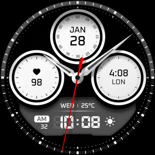 Watch face 10h08.com #117 screenshot 25