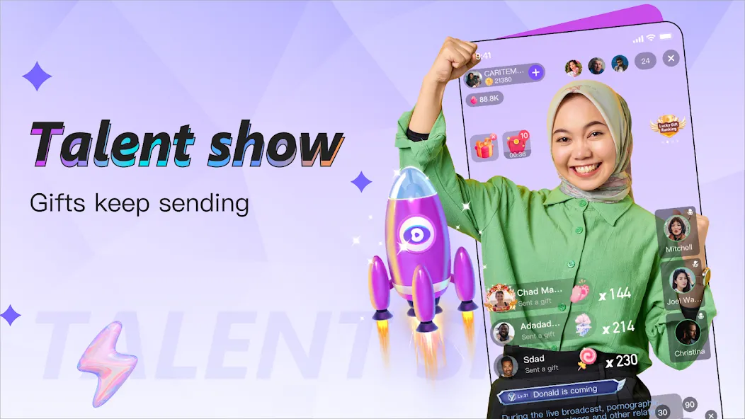 Papaya Live-Live Stream,Show screenshot 9