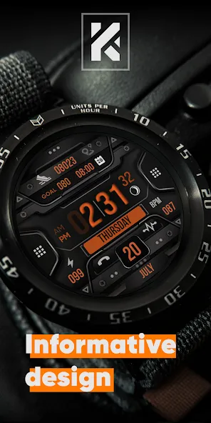 KF173 Watch face screenshot 2