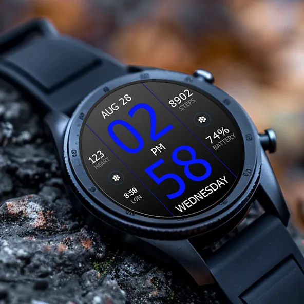 Key WF33 Digital Watch Face screenshot 1