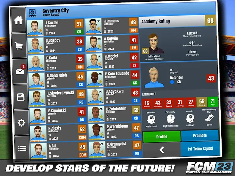 Football Club Management 2023 screenshot 12