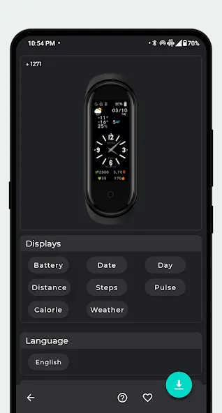 Mi Band 5 Watch Faces screenshot 1