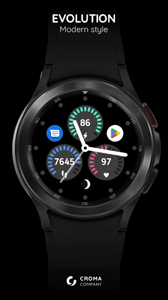 Evolution Watch Face Wear OS screenshot 1