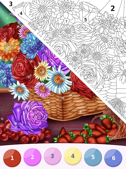 Relax: colorear por número screenshot 11