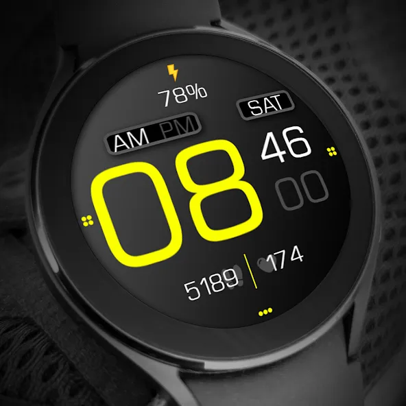 Key064 Digital Watch Face screenshot 6